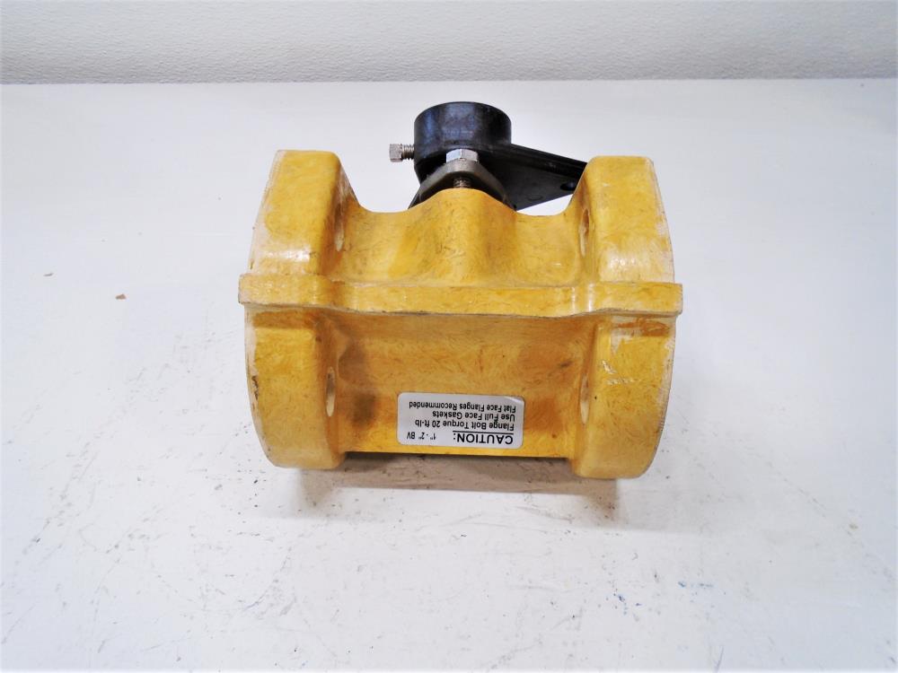 Nil-Cor 1" 150# Fiberglass Ball Valve, Code 1" 310-ST-T-H